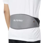 lower back heating pad grey